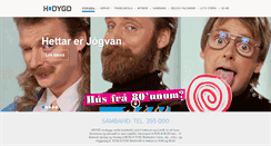 Desktop Screenshot of hdygd.fo